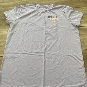 Under Armour Lavender 'Rise & Thrive' Short Sleeve Tee